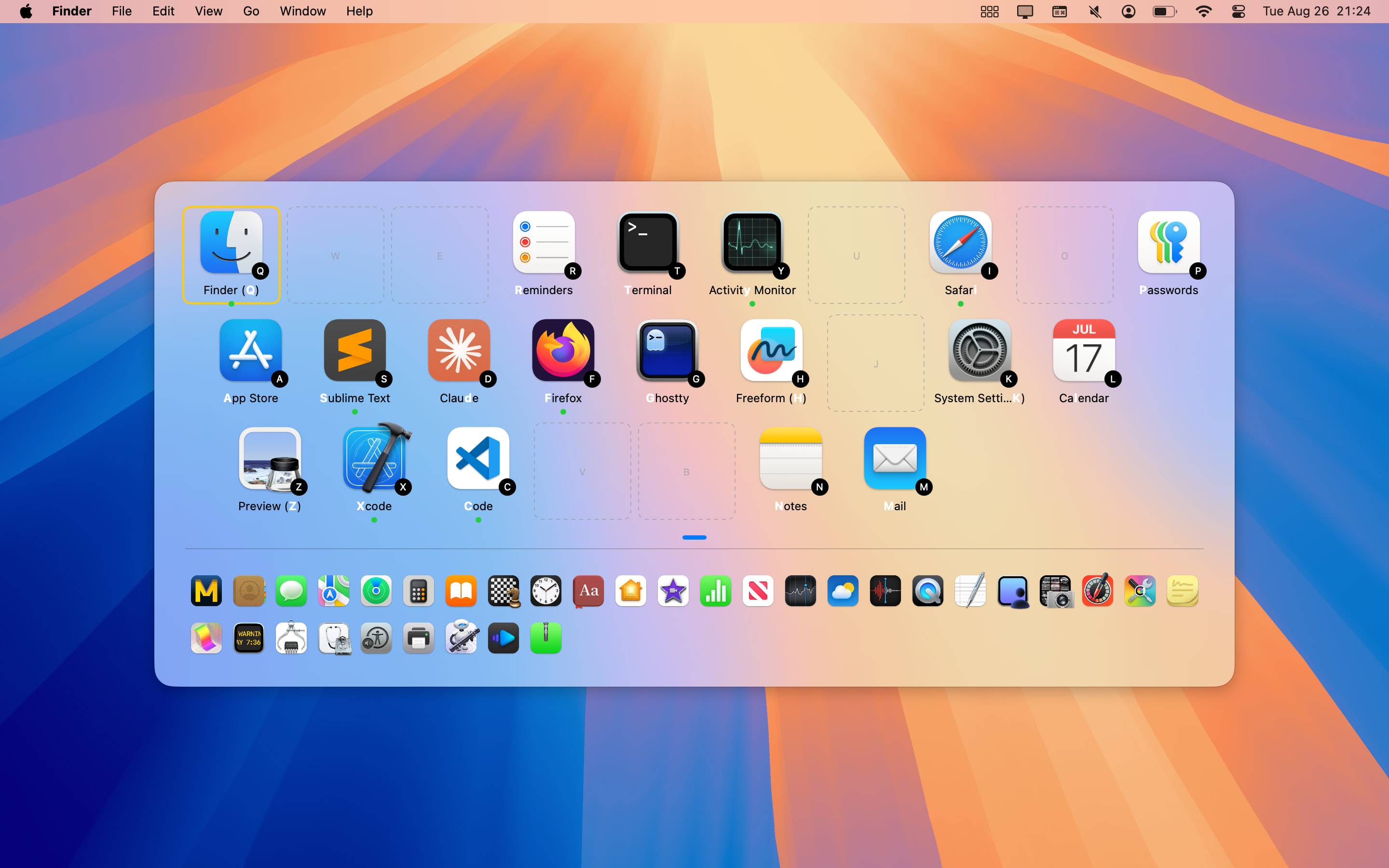 multiline secondary dock